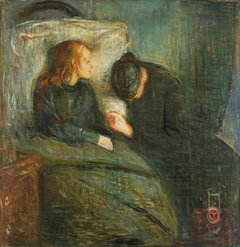 The sick child van Edvard Munch